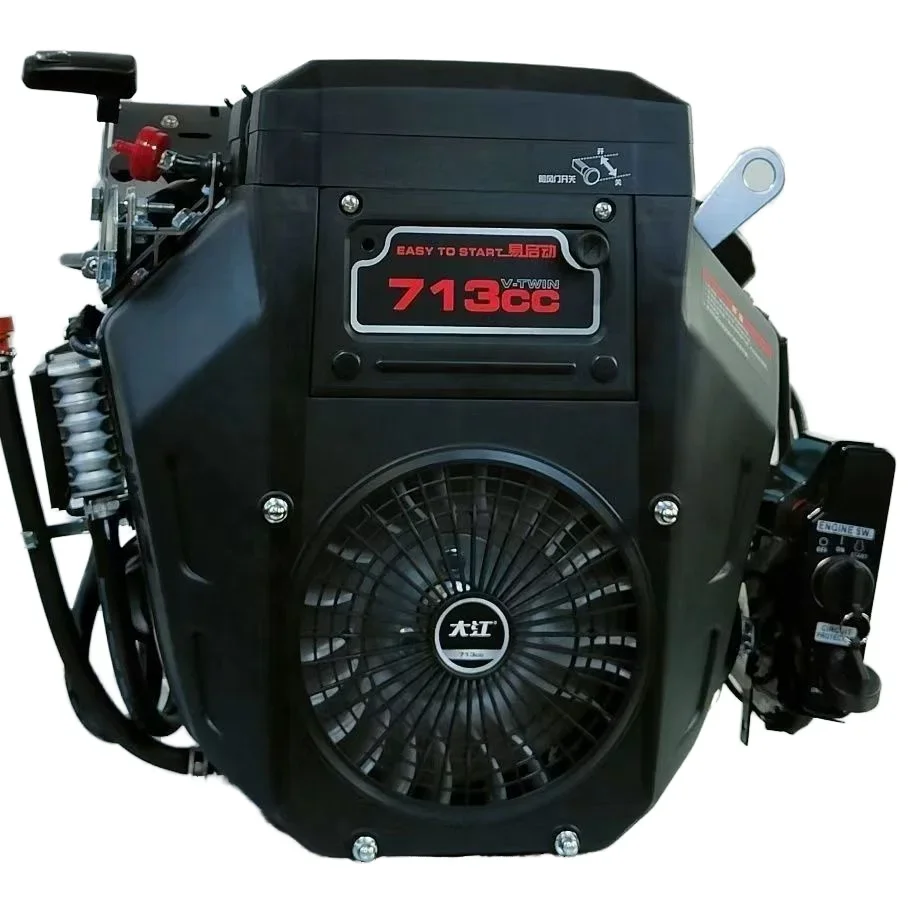 2V80F 4 Stroke V Type 713cc Gasoline Engine 24HP Marine Machinery 1 Year Warranty Household Farm Euro 5 Engine Cleaner