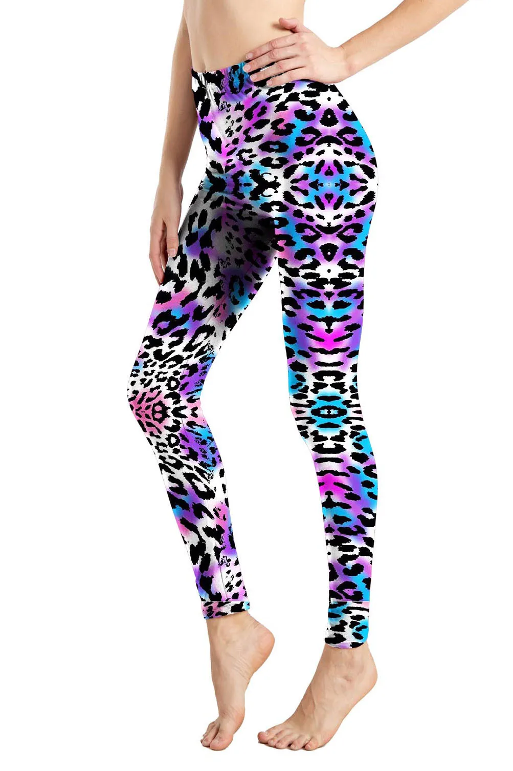 Leopard Leggings Printed High Waist Wildthing Leopard Elasticity Pants Soft Trousers For Women Workout Tights Fitness Outfits