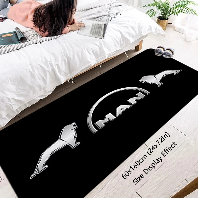 Entrance Doormat Balcony Rugs M-Man-Truck Living Room Carpet Foot Mats Bath Rug Floor Mat Ideal Gifts Non-slip House Decoration