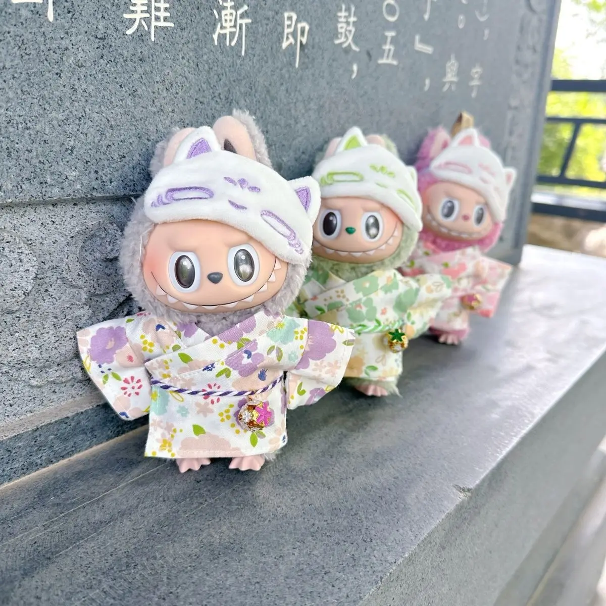 

Doll Clothes For 17cm Labubu Clothes Pendant Kimono Shirt Cute Little Fresh Doll Clothes Enameled Plush Doll Clothes Toys Gift