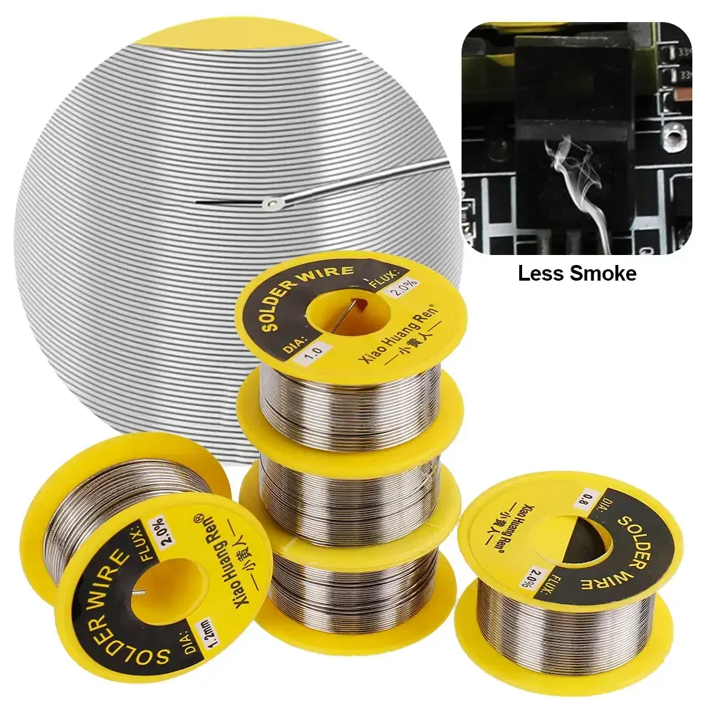 50g Löt draht zinn 0.5 Kolophonium kern zinn 0.6/0.8/1.0/1,2/1.8% mm Löt schweiß draht rolle No-Clean Flussmittel 2.0% ~