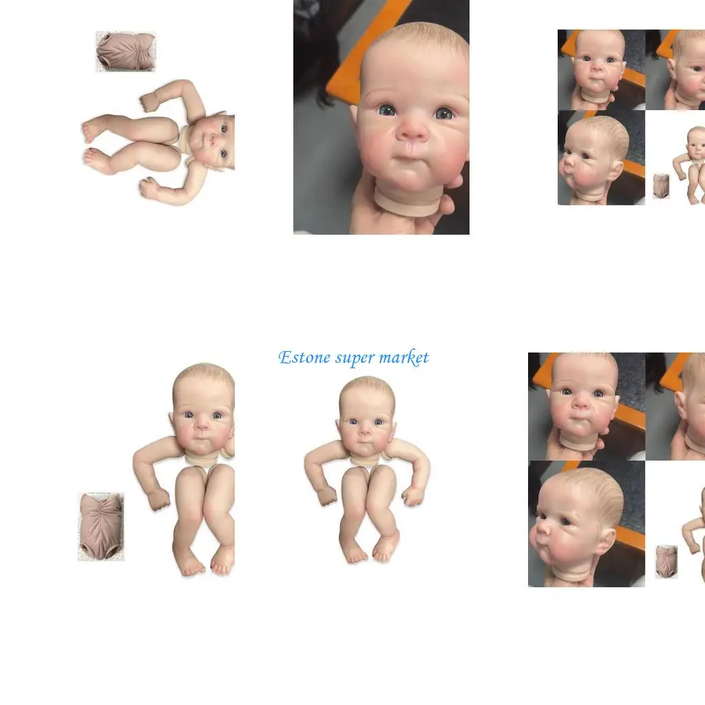 

090B Реалистичная кукла реборн ручной работы DIY Реалистичная детская форма Красота игрушка для маленьких девочек