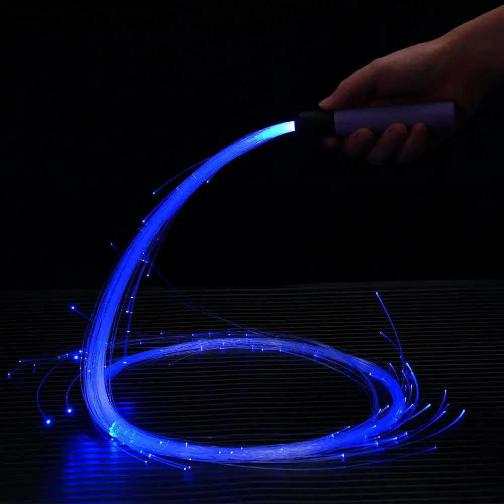 LED-Glasfaser-Peitsche für Raves, 5,6 Fuß 360° ° Schwenkbarer Pixel Whip Dance Space Whip (7 Farben 4 Modi) für LED-Lichtshows und EDM-Tanzfestivals – Detail 22