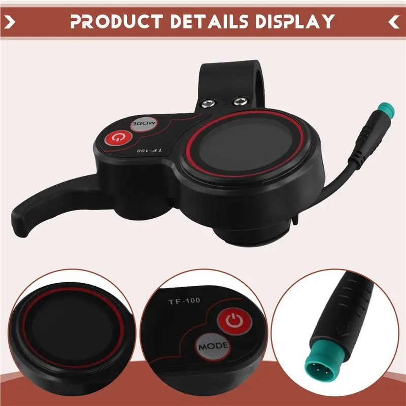 Best-Selling 2X TF100 LCD Display Dashboard 5PIN+36V/48V 350W Controller Kit For Electric Scooter Electric Bicycle