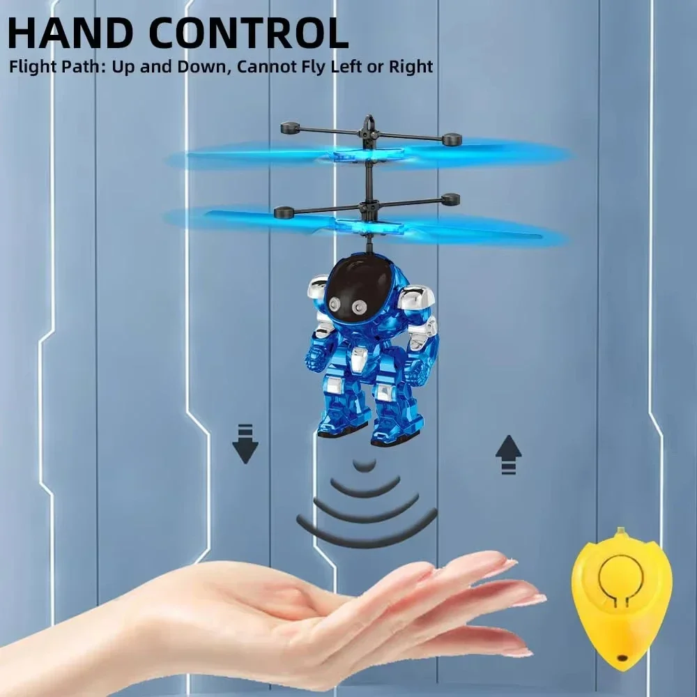Indukcyjny unoszący się robot zabawka STEM, latający model samolotu z technologią automatycznego wykrywania, energooszczędne zabawki edukacyjne dla dzieci na urodziny.