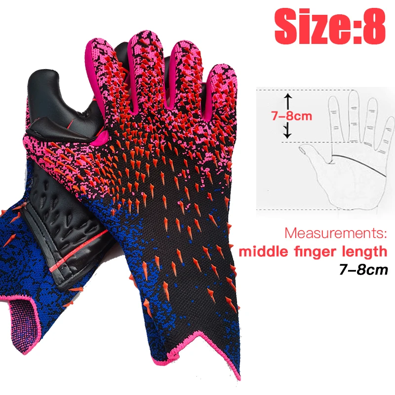 ATLANDER Profession elle Torwart handschuhe Erwachsene Kinder Fußball Latex verdickt Schutz Torhüter Fußball Sport Fußball Torwart Handschuhe 4
