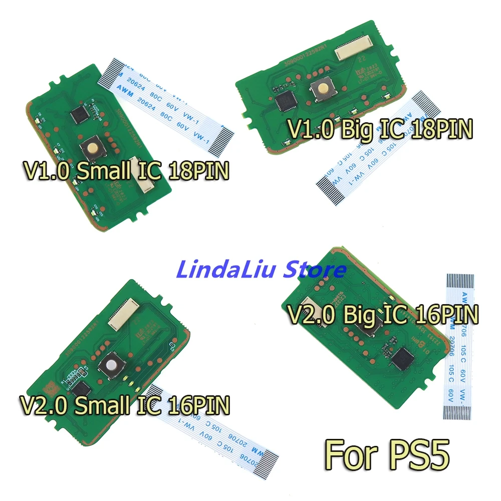 

10 комплектов для PS5 BDM-010 030 контроллер сенсорная панель для PS5 Handle V1 V2 Большая маленькая IC Сенсорная панель Замена материнской платы