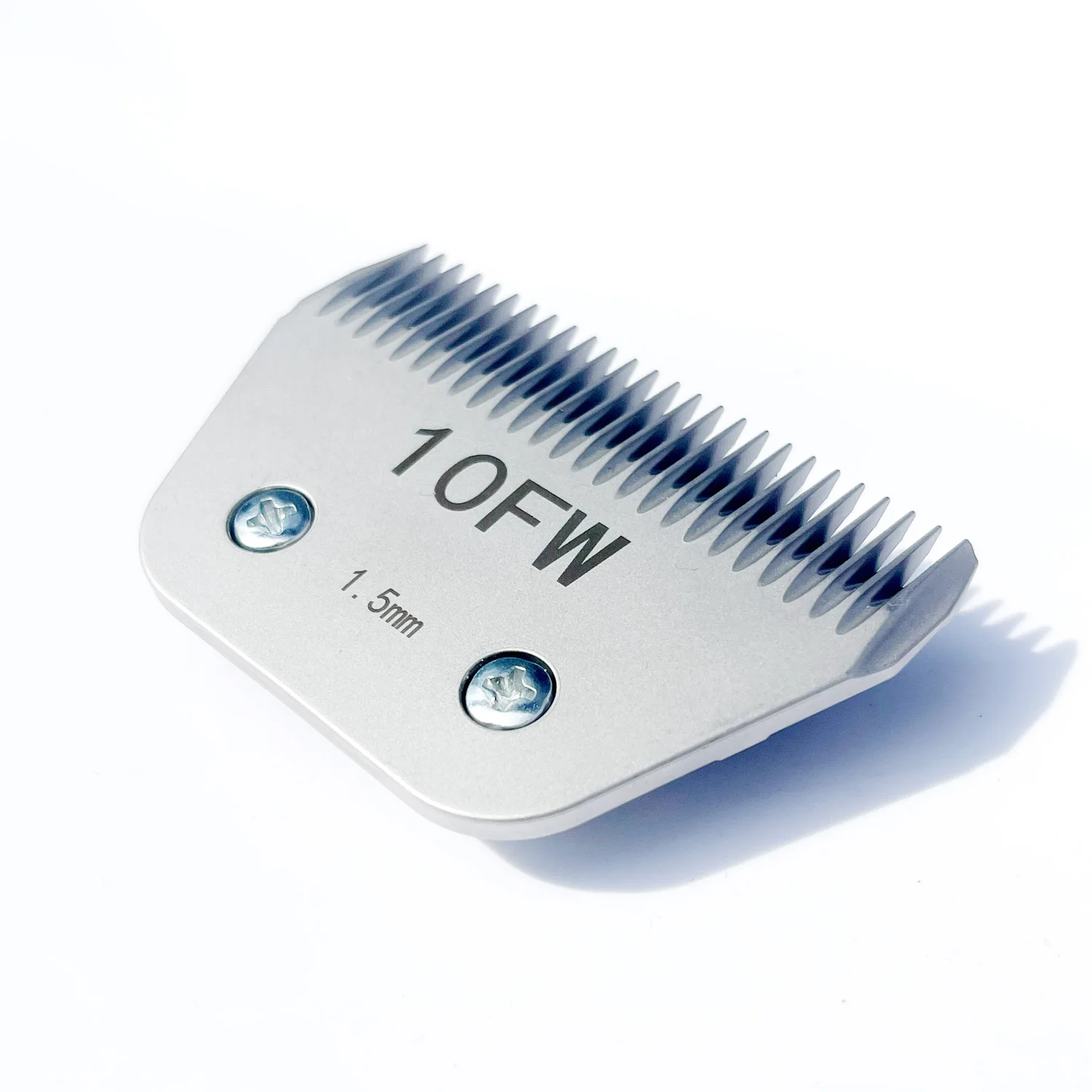 10FW Wide Pet Clipper Blade 1.5mm 440C Stainless Steel Grooming Blade for Andis Oster A5 Wahl KM10 Pet Trimmer Replacement Blade