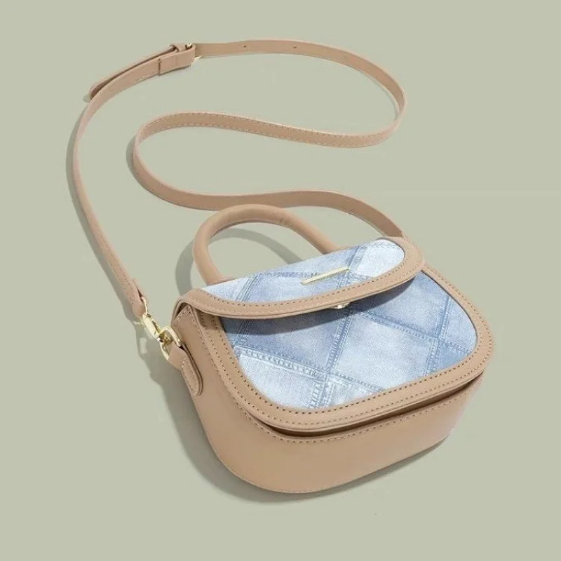 

Женская сумка через плечо премиум-класса из кожи с струящимся принтом, высококачественная, прочная, просторная, мягкая, повседневная, современный стиль ​