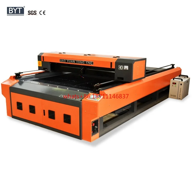 BYT CNC 1325 laser cutting engraving machine for nonmetal