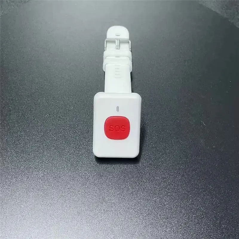 A64T Wireless SOS Emergency Button, 433.92MHz Watch Style Pager for Elderly, One-Button Alarm Remote Call Button for Living