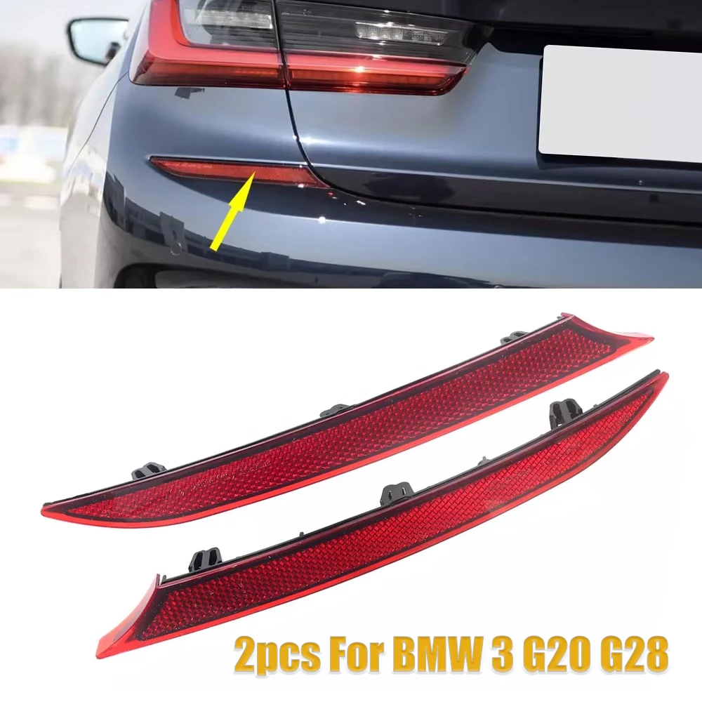 

Светоотражающие полосы на задний бампер для BMW 3 серии M SPORT G20 Sedan G21 Wagon 320i 325d 328i 330d 330i 340i 2019-2023 63148074229