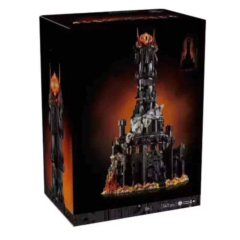 

Compatible 10333 Black Tower Dark Model Building Blocks Kit Bricks Creative MOC Toy for Boys Adult Birthday Gifts 5471Pcs