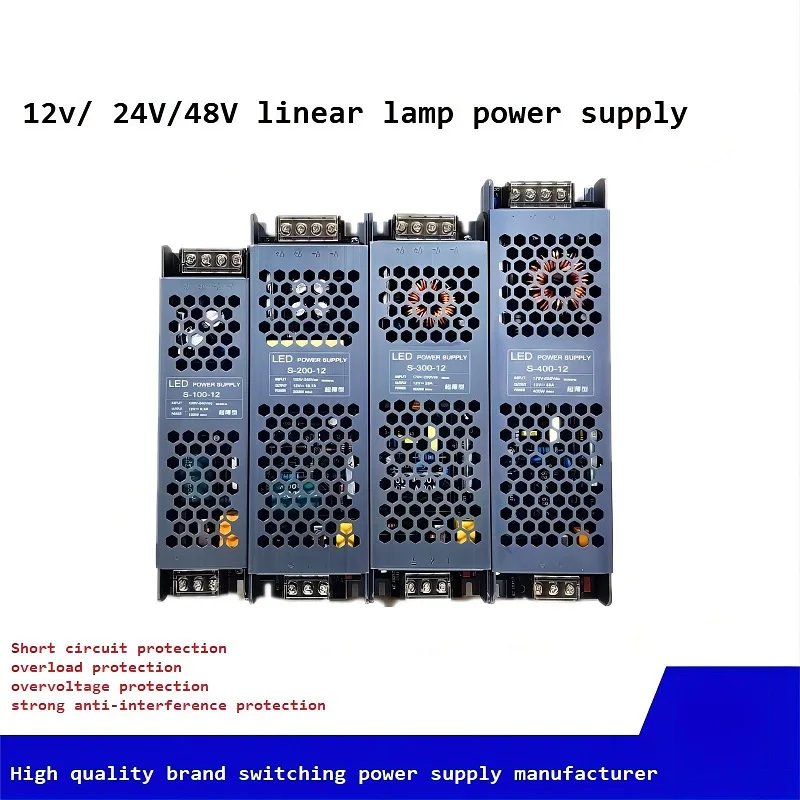 

DC Constant 12V 24V 48V Power Supply Source Adapter for Led Strip Lights 100W 200W 300W 400W Lighting Transformer for Led Lamps