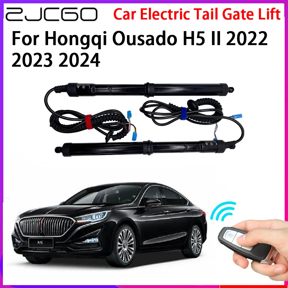 ZJCGO Car Automatic Tailgate Lifters Electric Tail Gate Lift Assisting System for Hongqi Ousado H5 II 2022 2023 2024