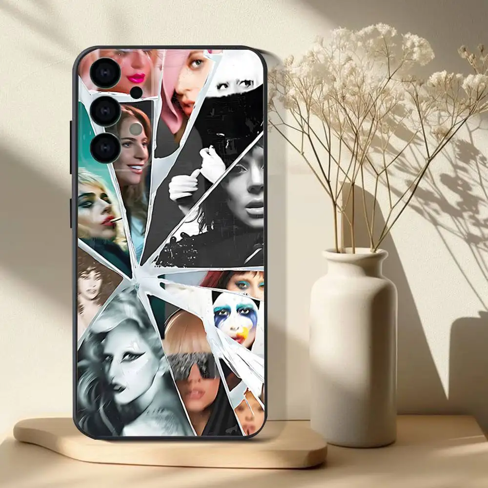 Coque de téléphone Singer L-Lady-GagaS Mayhem, étui souple noir pour Samsung S 25,24,23,22,30,21,10,9,Ultra,Plus,Lite,FE,4,5G