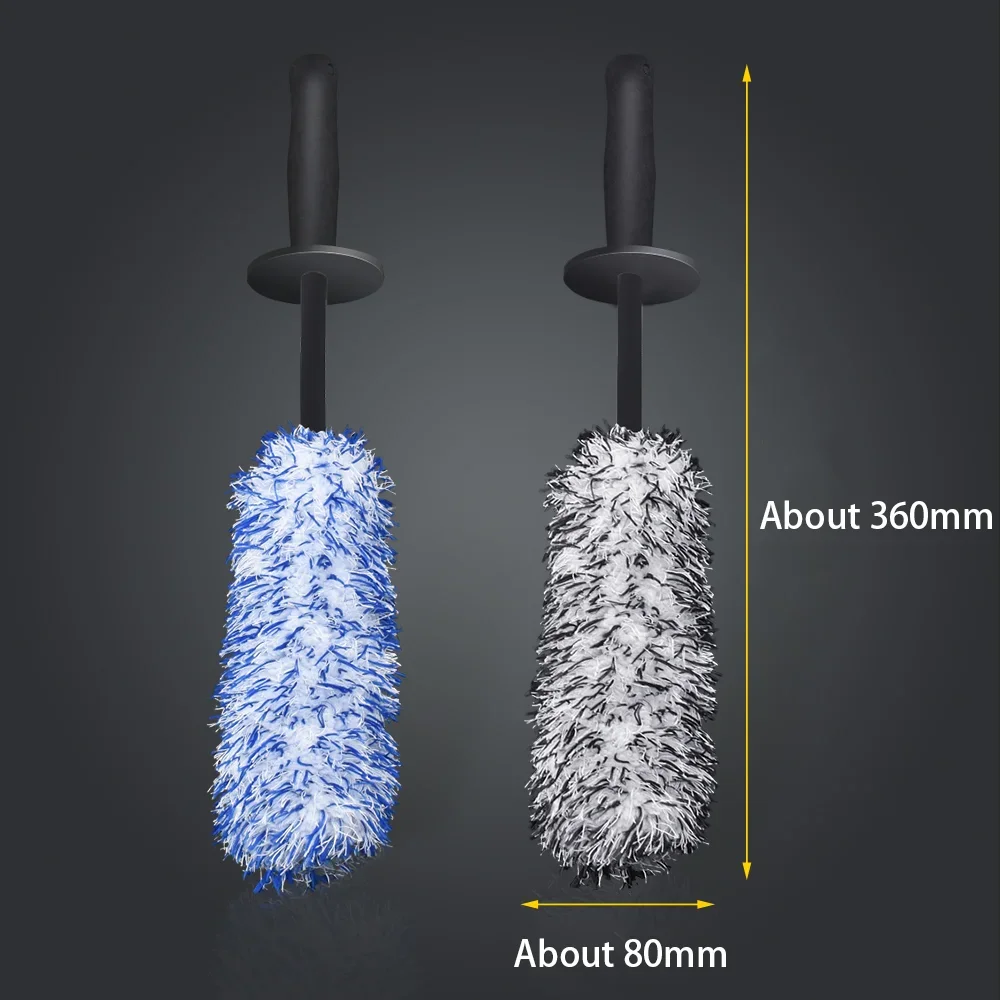 Car Wash Microfiber Wheels Brush Non-Slip Ultra Soft Car Cleaning Gloves Mitt Car Wheel Spokes Brushes Car Accessories image 6