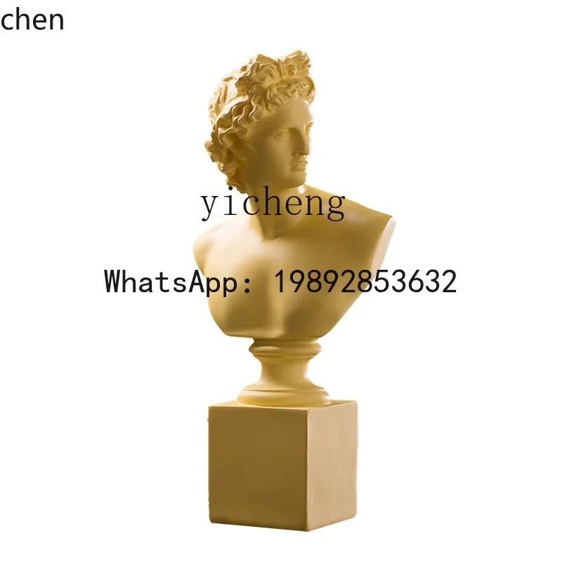Nordic abstract plaster statue small ornament artistic figure office creative home accessories