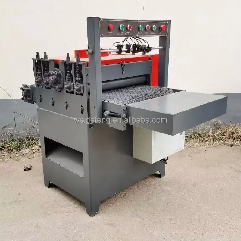 Factory Direct Sales Infrared Edge Saw Wood Multi-blade Double Crawler Saw Machine for Carpentry Woodworking Edge Cleaning