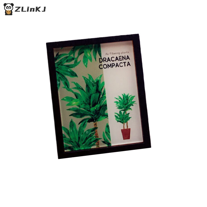 ▶3Pcs/Set Dollhouse Mini Modern Style Illustration Abstract Mural DIY Mini Furniture Model Set Toy Living Room Scene Accessories