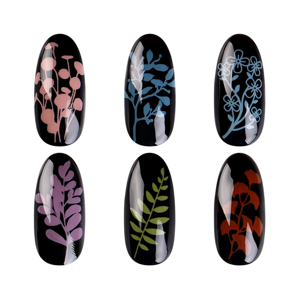 Kleurrijke nagel stempelen polish 7ml nagel specialiteit lak kunst decoratie vingernagel tip druk met stamper sjabloon manicure tool