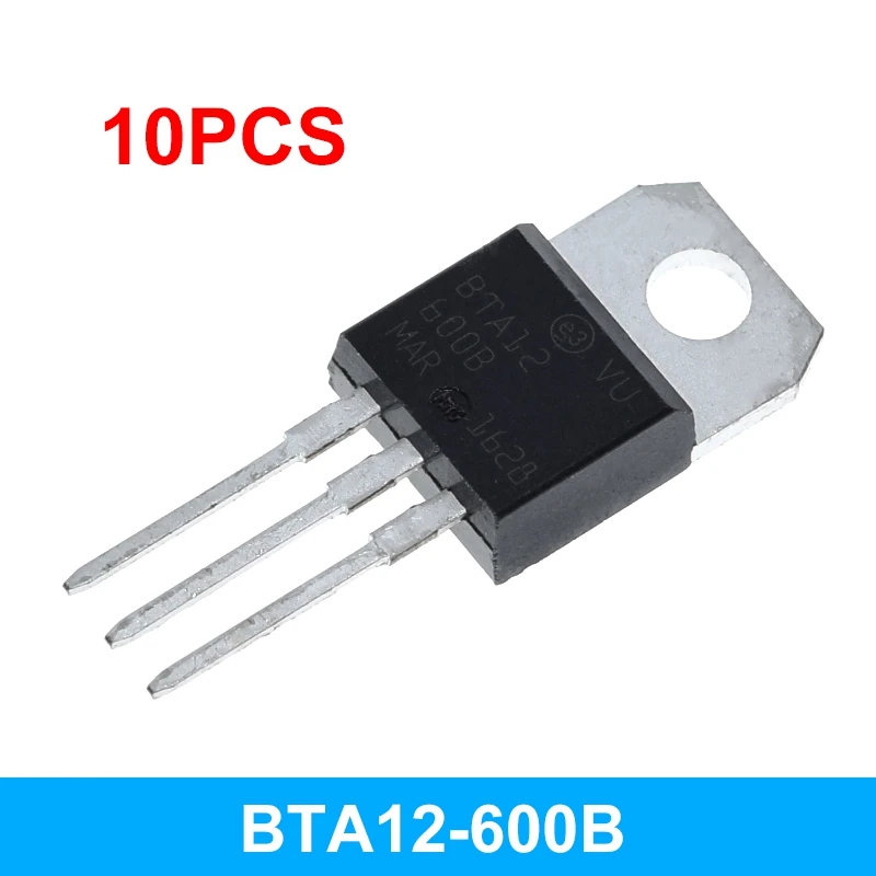 TZT 10pcs Bta12-600b Bta12-800b Bta16-600b Bta16-800b Bta20-600b Bta24-600b Bta24-800b Transistor To-220 To220