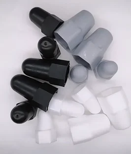 2/5/10Pcs M6~M30 PE Plastic Bolt Nut Protection Caps Hex Screw Protective Sleeve Lengthen Nut Cap Black/White/Gray