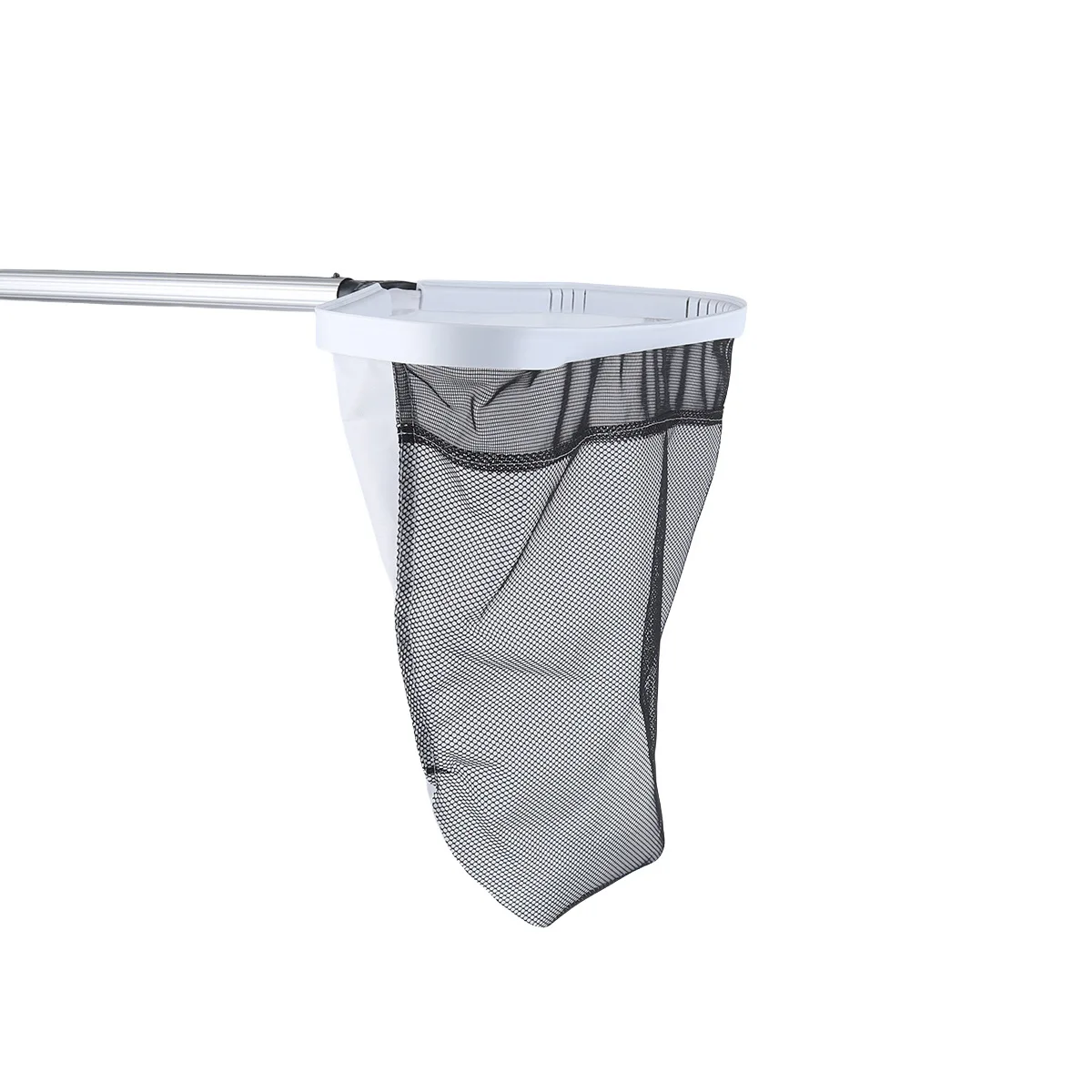 17Inch Deep Water Leaf Net Three Layer Black White Polyester Skimmer Net For Swimming Pool Debris Fallen Leaves Floating Objects