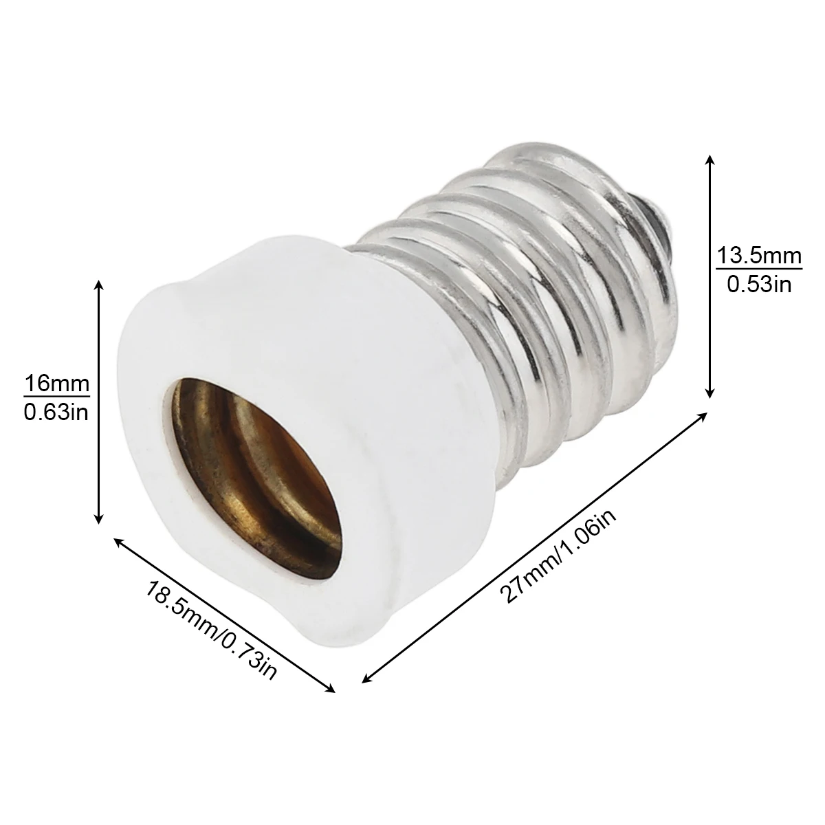 5pcs G24 G23 GU24 GU10 B22 to E26 E27 Lamp Base E26 E17 E12 to E14 Lamp Holder Converter Socket Adapter For LED Corn Bulbs Light
