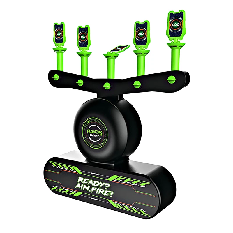เด็กทุ่น Air ปืนโฟมลูกดอกยิงชุดไฟฟ้าแขวนฝึกเป้าหมายปืนของเล่นเด็ก Hover Ball ของเล่น DART BOARD