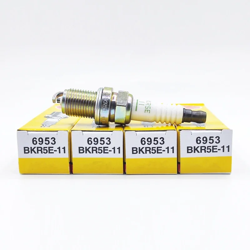 

4pcs BKR5E-11 6953 Normal Spark Plug Candles For Toyota Hyundai Mitsubishi Suzuki Jaguar BKR5E11-6953 BKR5E11 Plugs