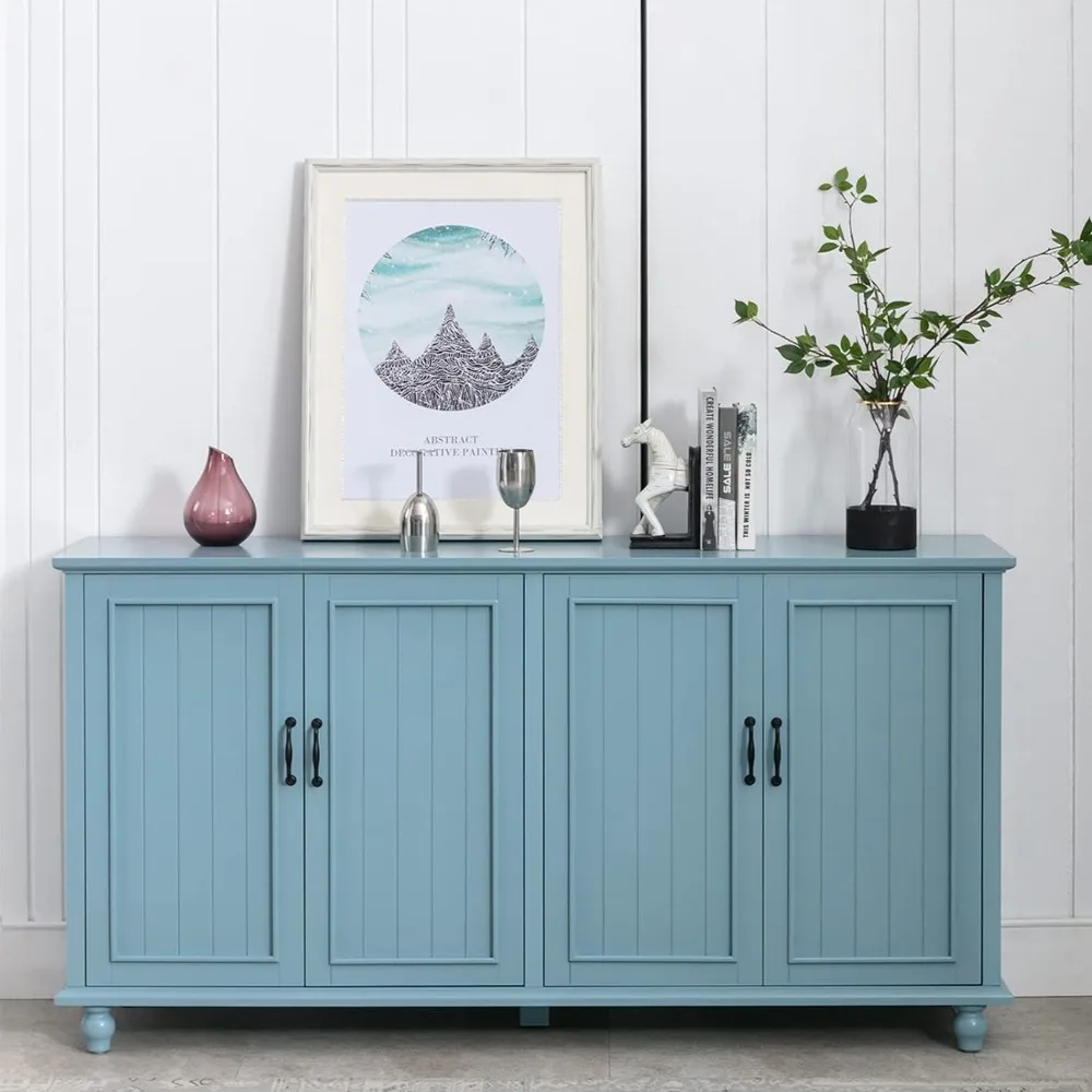 Sideboard Cabinet with Storage, Resistant Against Water & Scratches, Prevents Moisture Damage, Livingroom Cabinet