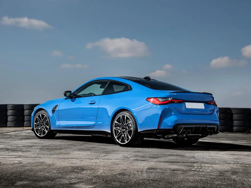 مناسبة لسيارات BMW G82 M4 2021-2022 فاصل BUPMER الخلفي من ألياف الكربون