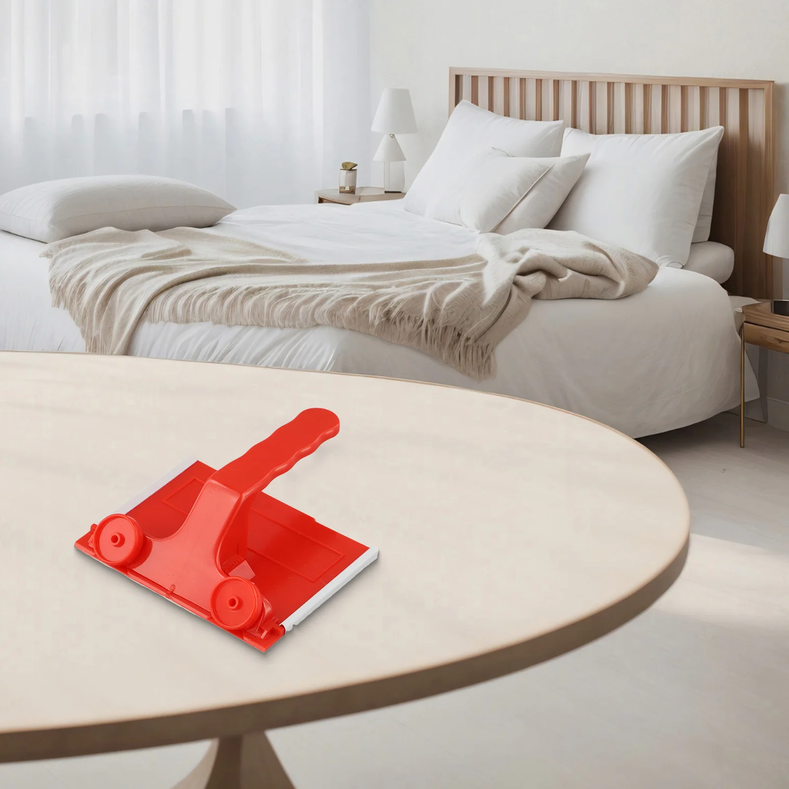 Comfortable Grip Paint Tool Edge Wall Trimmer Ergonomic Handle Polyamide Fiber Board Precision Edge Tool Replaceable Pad