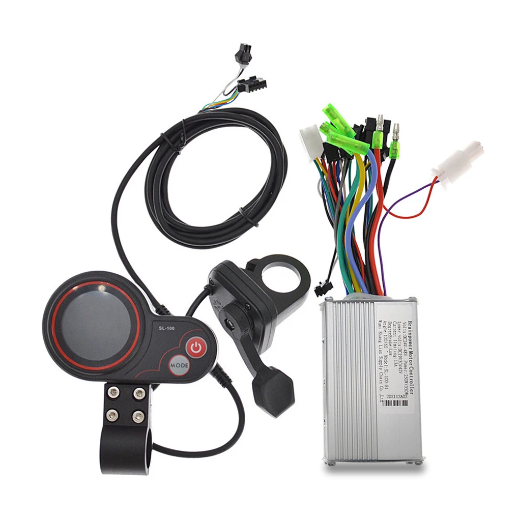 

Electric Scooter Display Large Screen Instrument Controller Mountain Bike LCD Color Screen Smart Controller Waterproof Cable Set