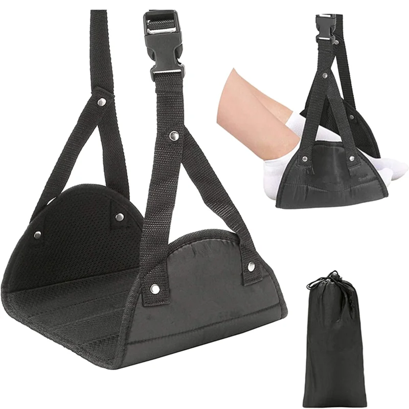 KB-السفر رغوة الطيران طائرة الوسائد قابل للتعديل مكتب لتخفيف الآلام أرجوحة القدم للطي مسند القدمين أرجوحة القدم