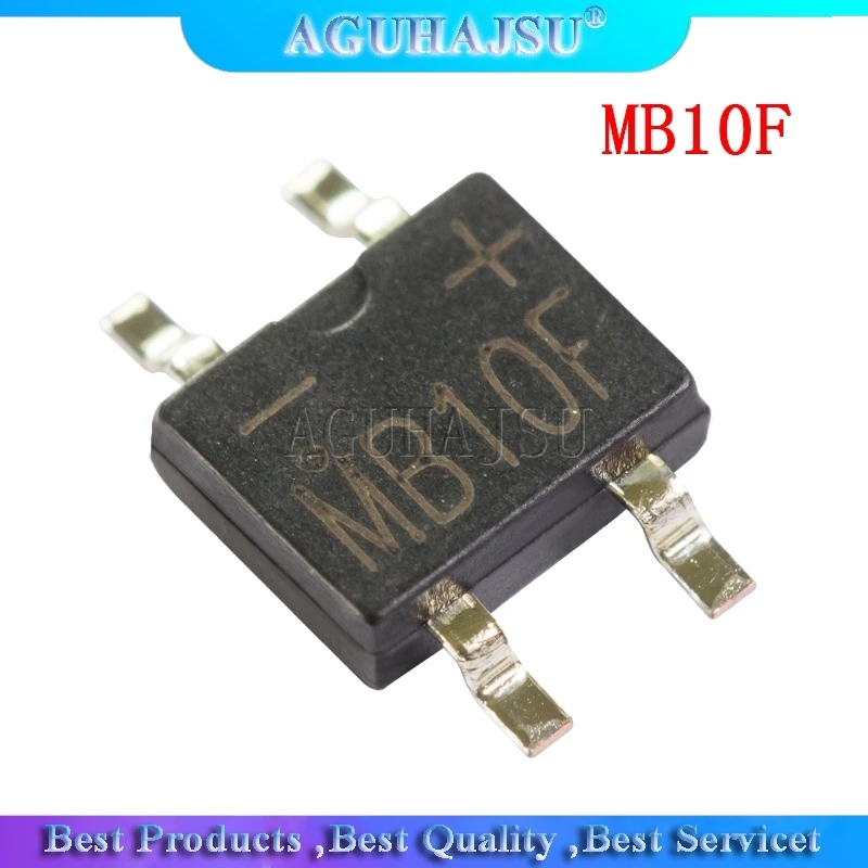 100pcs MB10F MB10 SOP4 1A 1000V SMD