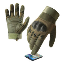 Moto Men's Motorcycle Gloves Touch Screen Motorbike Motocross Riding Gloves Protective Gear Full Finger Guantes Moto Black