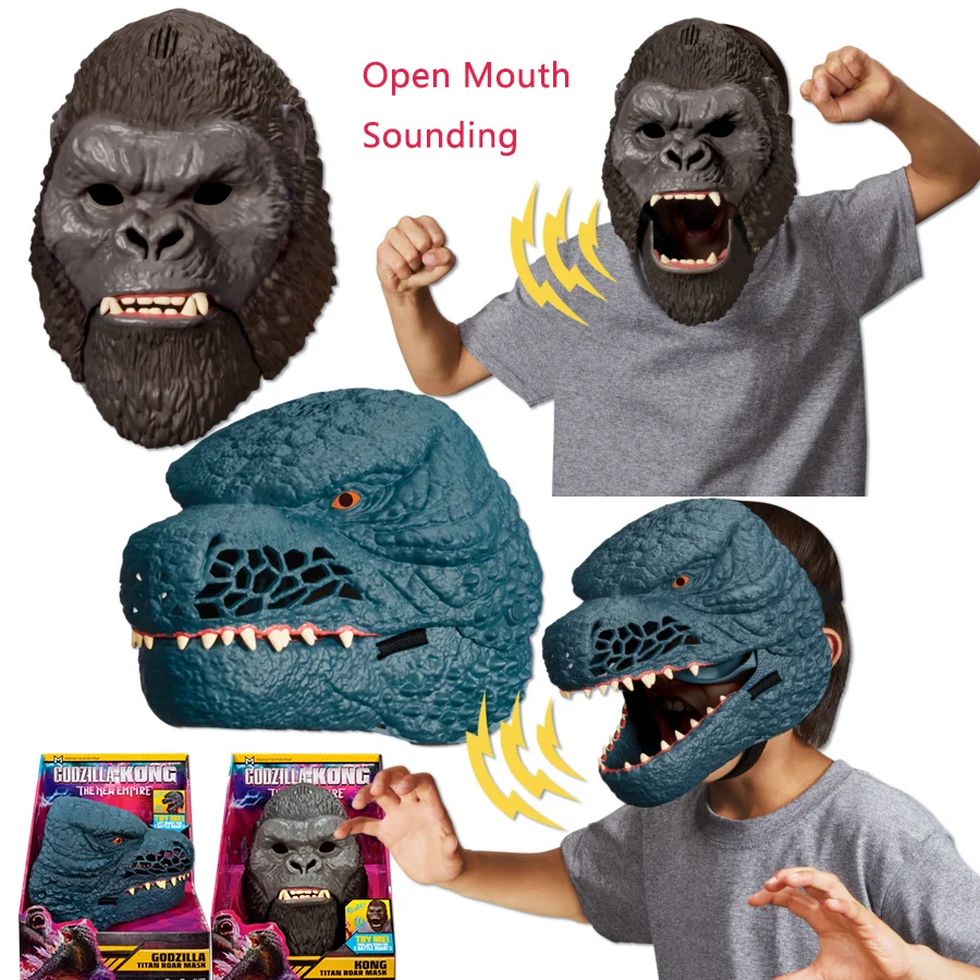 

Godzilla VS Kong New Empire 2024 Model Toy Roar Sounds Masks Action Figure Collection Children Birthday Gifts