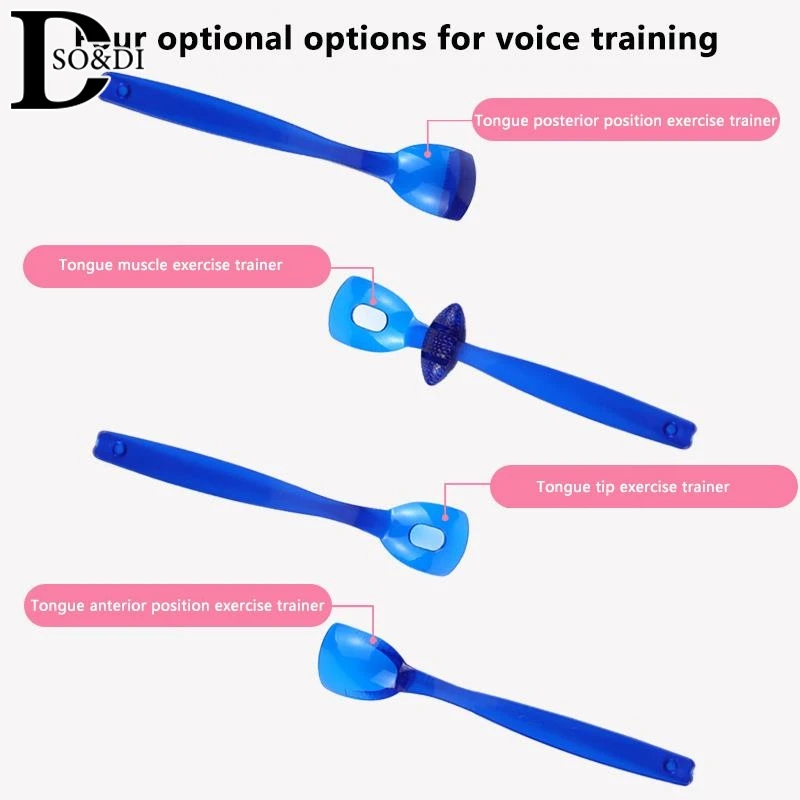 4Pcs Tongue Oral Muscle Training Tool Tongue Muscle Trainer Portable Oral Lips Muscle Exerciser Recovery Tool For Dysarthria