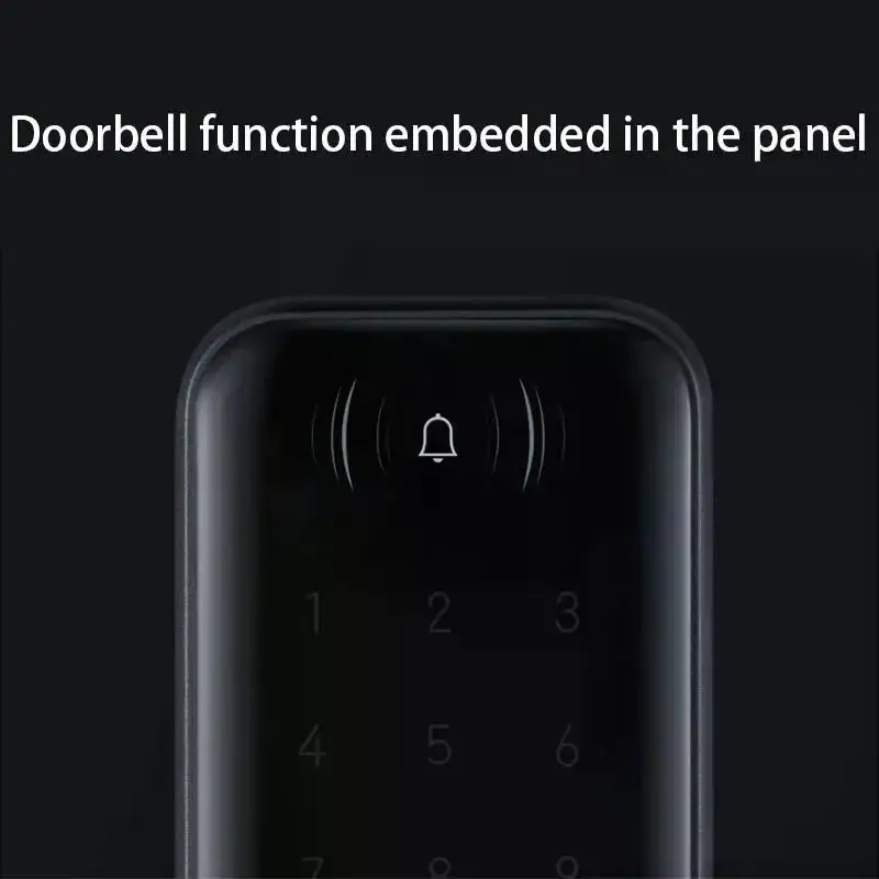 Original Aqara Smart Door Lock N200 Fingerprint Bluetooth Password NFC Unlock Remote Notification Doorbell For HomeKit Mijia APP