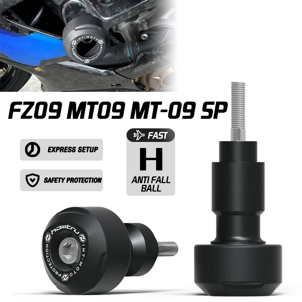 

Для Yamaha FZ09 MT09 MT-09 SP 2017-2020 рама мотоцикла, слайдер вилки, защита двигателя, аксессуары для защиты двигателя