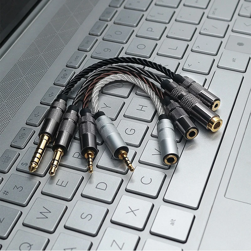 

Audio Cable 2.5 Male To 4.4 Female Balanced Silver-Plating Cord 2.5mm/4.4mm To 3.5mm Adapter For Music Player MP3