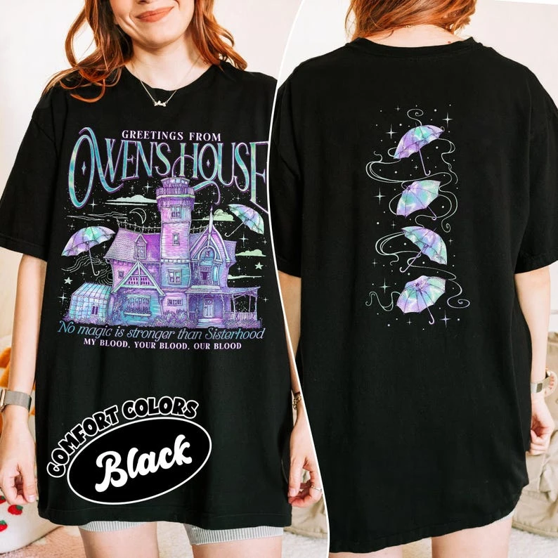 Magical and practical witch shirt Owens College sorority T-shirt Halloween-themed witch shirt 