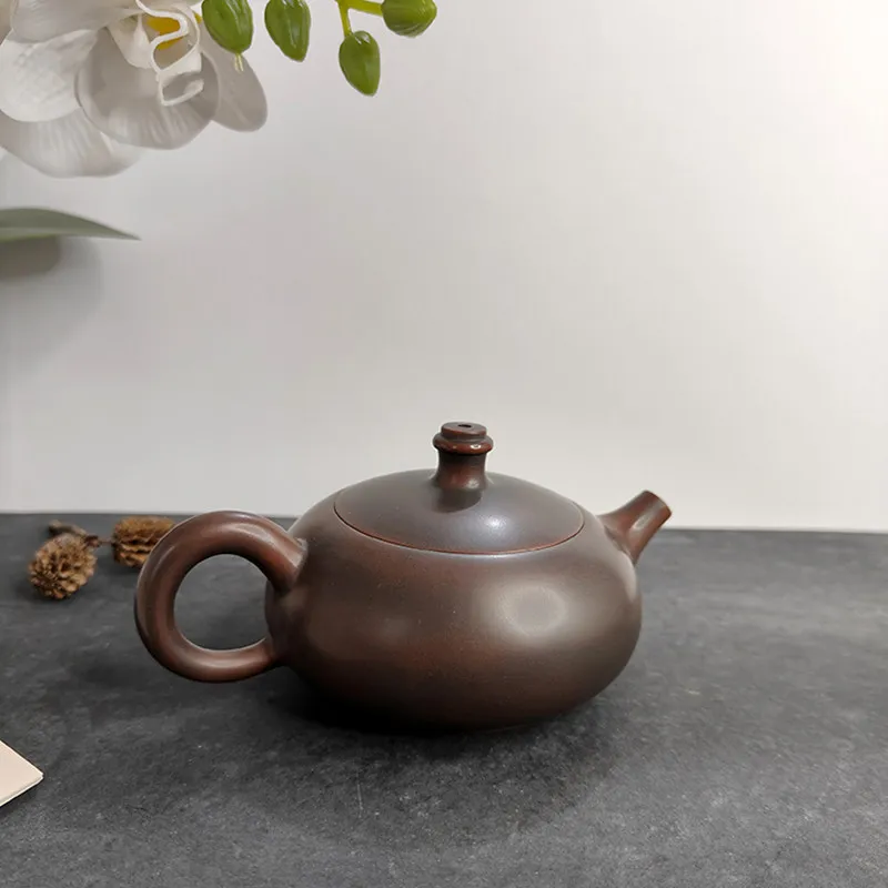 Guangxi Qinzhou Nixing pottery teapot famous raw ore pure handmade household gift kung fu dust-free teapot tea set