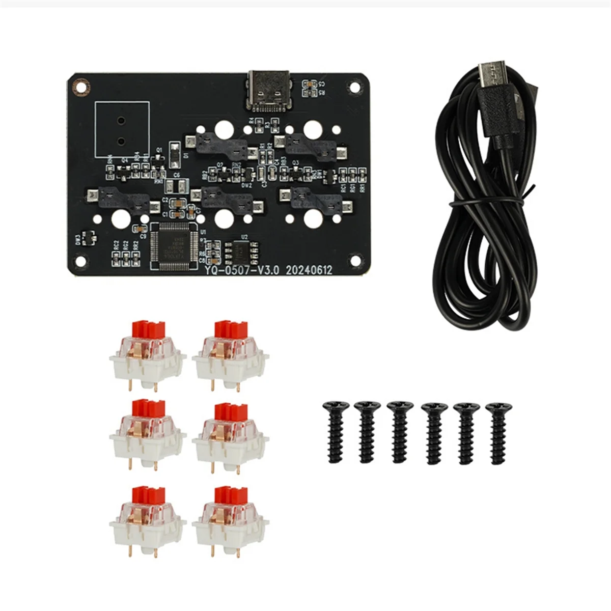 

ADP-DIY 3D Printing Mini Keyboards Kit Diy Mechanical Keyboard Button Customized for Win/MacOs Gift