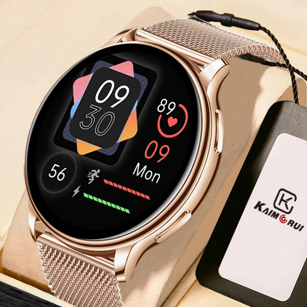 

KAIMORUI 2023 Bluetooth Call Smart Watch Women Custom Dial Sport Watch Men Fitness Tracker Heart Rate Smartwatch For Android IOS