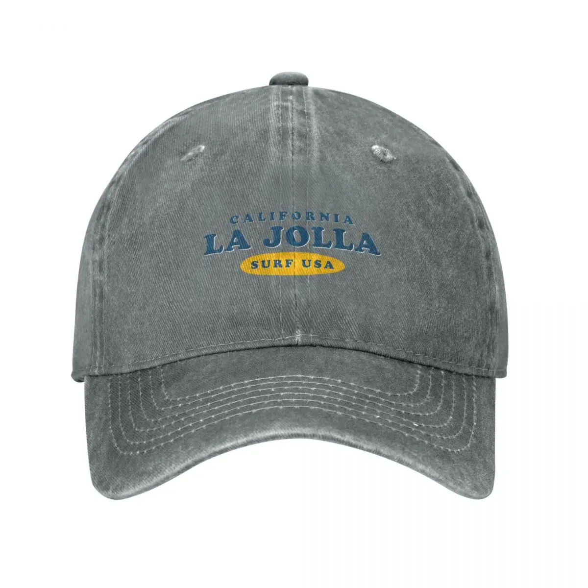 La Jolla California Vintage Retro Surf USA Travel Vacation Summer Sunset Beach Baseball Cap Trucker Cap Cosplay Men Hats Women's