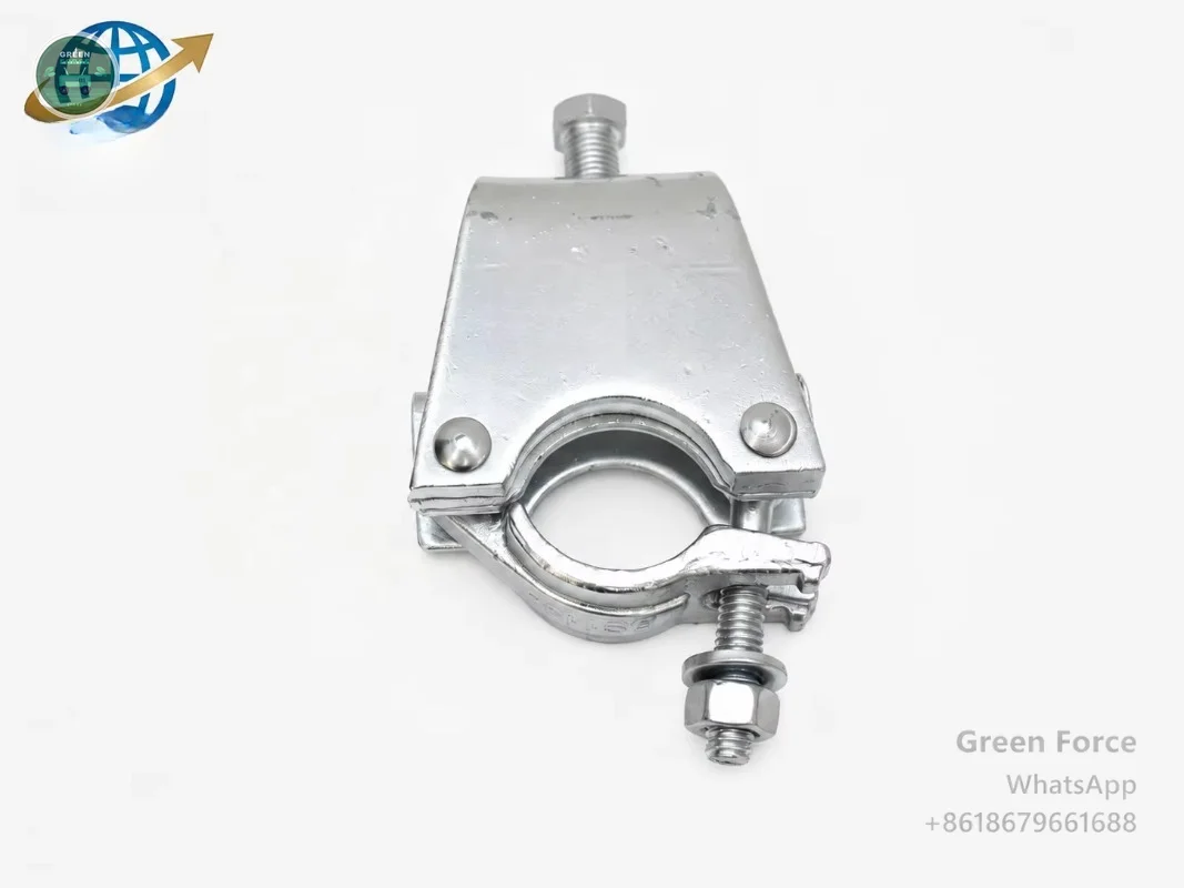 Circular Cast Iron Scaffold Joint | Rotating Beam Coupler | Forged Tube Clamp | EN12811 Compliant Fitting