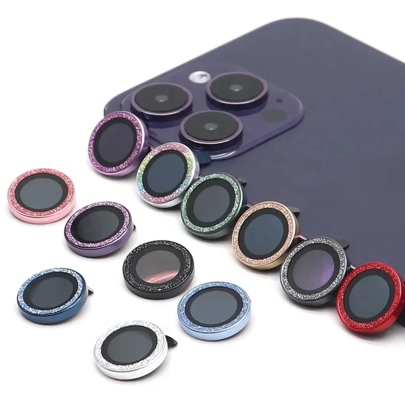 Kameraobjektivschutz für iPhone 16 Pro Max, Metallring, Schutzglas für iPhone 17 11 12 13 14 Pro Max, Mini-Kameraobjektivglas